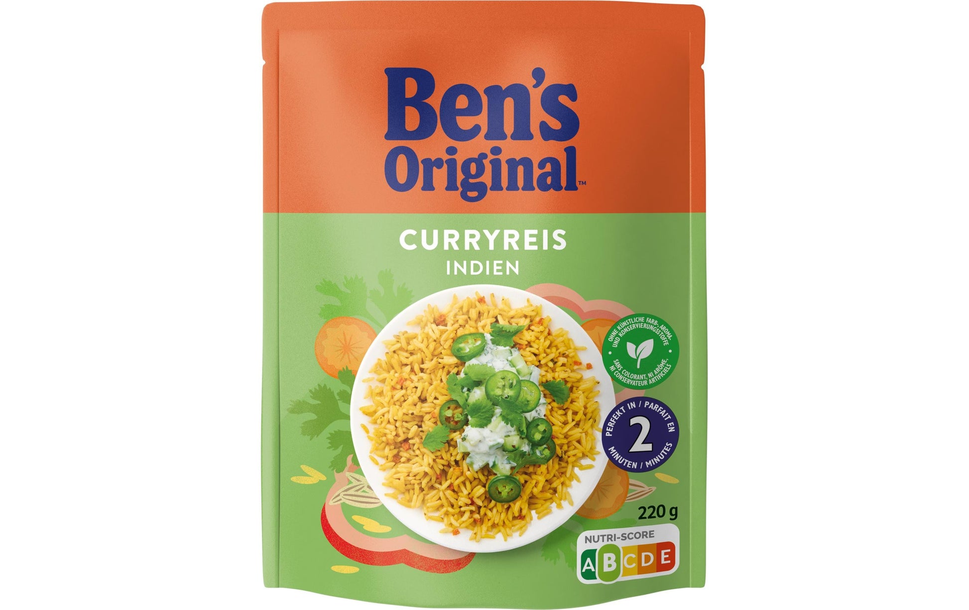 Ben's original Ben’s Original Express Indischer Reis – 3×220 g