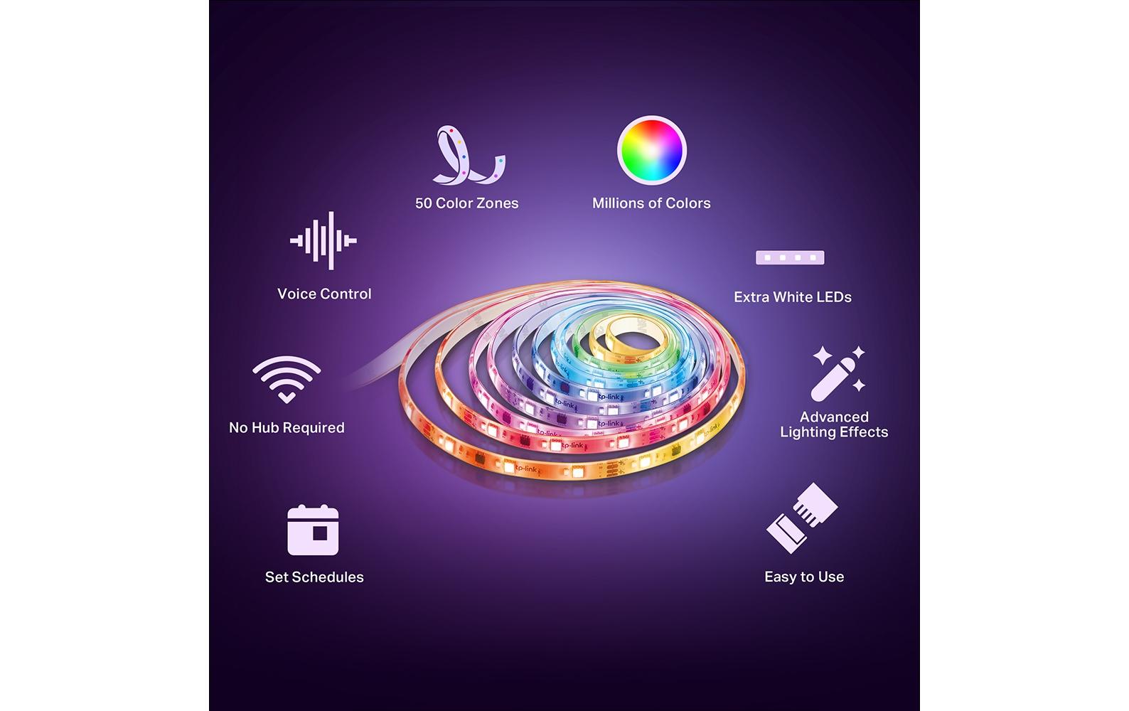 TP-Link LED-Lichtstreifen Tapo L930-5 – WLAN, mehrfarbig (RGB), dimmbar – 5 m – 13 W