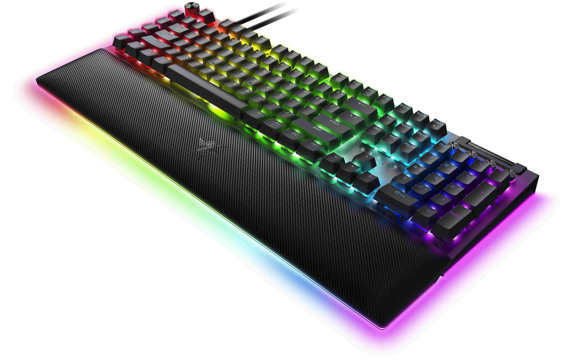 Razer BlackWidow V4 Pro – Tastatur, kabelgebunden (USB-A), CH-Layout (DE-CH), Fullsize (mit Ziffernblock)