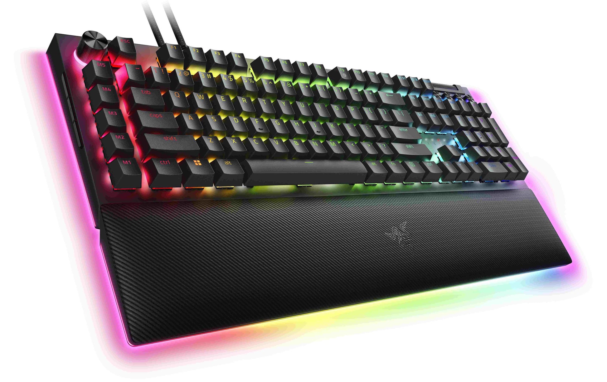 Razer BlackWidow V4 Pro – Tastatur, kabelgebunden (USB-A), CH-Layout (DE-CH), Fullsize (mit Ziffernblock)