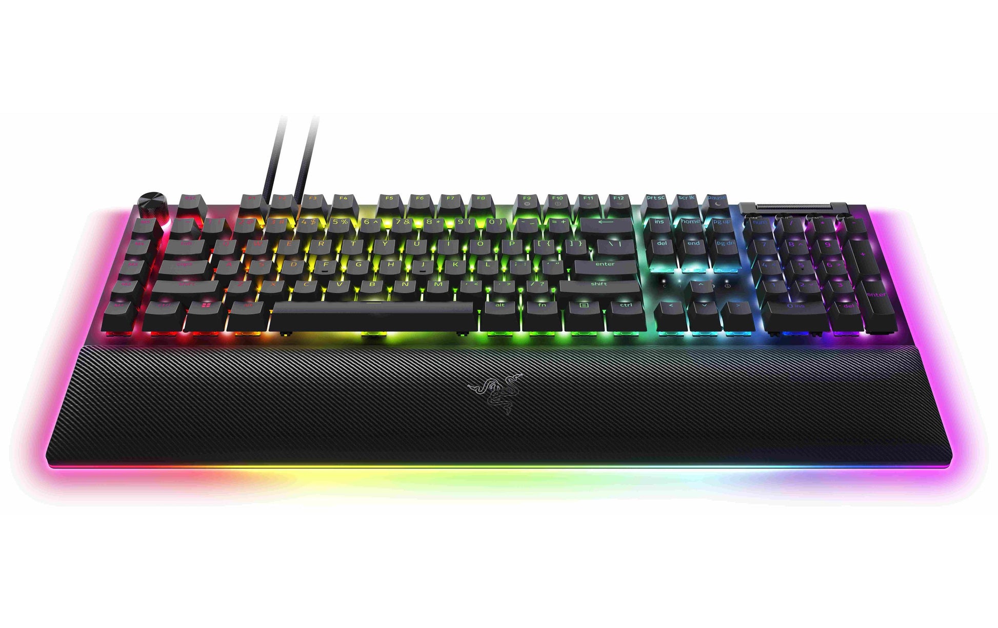 Razer BlackWidow V4 Pro – Tastatur, kabelgebunden (USB-A), CH-Layout (DE-CH), Fullsize (mit Ziffernblock)