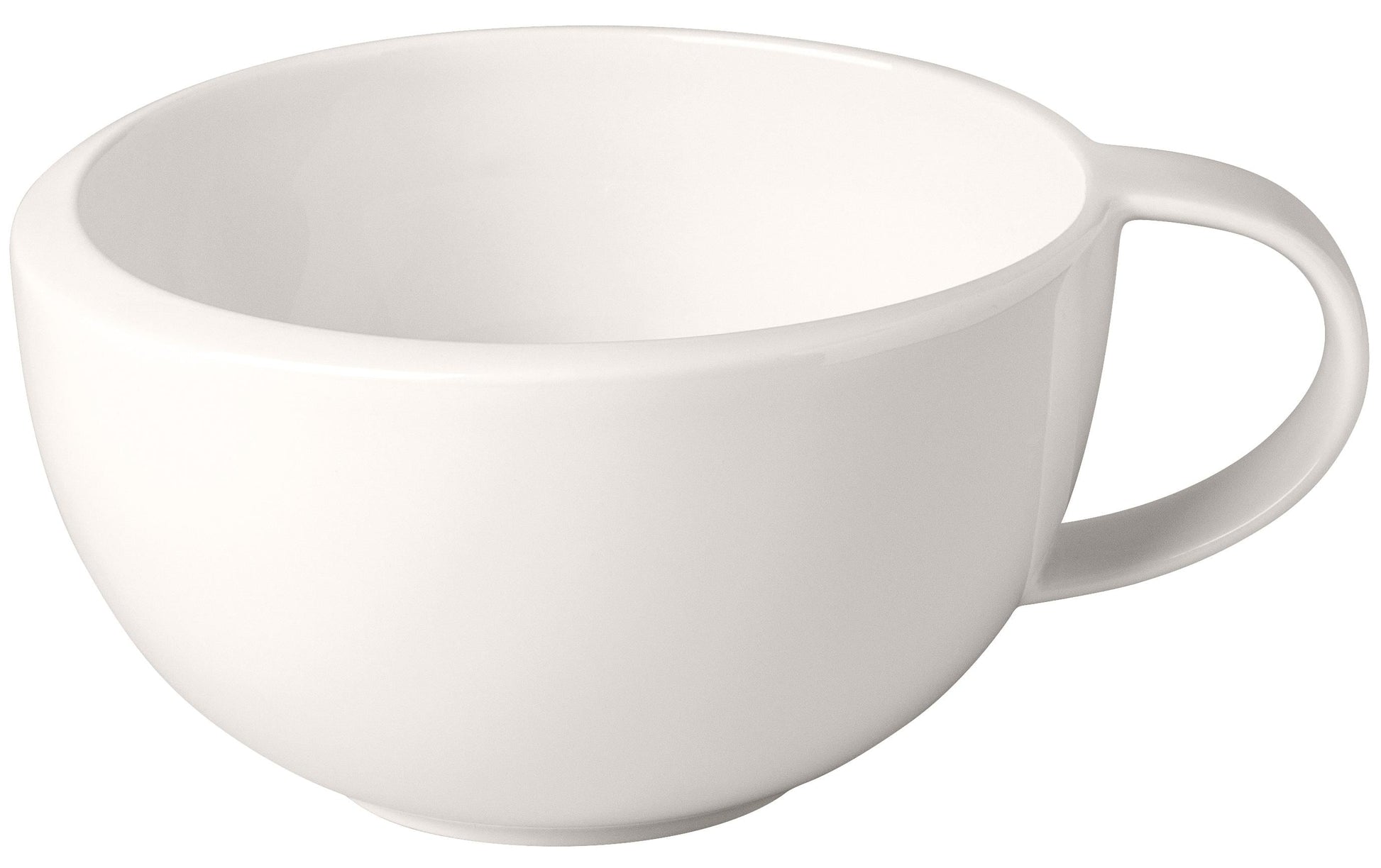 Villeroy & Boch New Moon Kaffeetasse – 0,29 l, Porzellan, Weiss, spülmaschinenfest, mikrowellenfest, 6 Stück