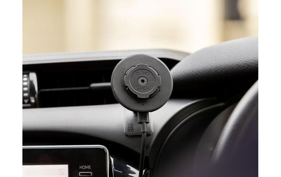 Quad Lock Auto-Halterung Klebe-Dashboard/Konsole – Auto-Halterung – Armaturenbrett, Klebend, Drehbar – Schwarz