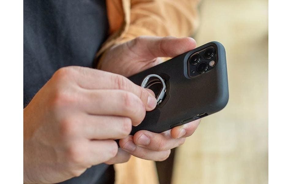 Quad Lock Phone Ring – Foto-Griff – für Quad Lock Hüllen und Universaladapter – Schwarz