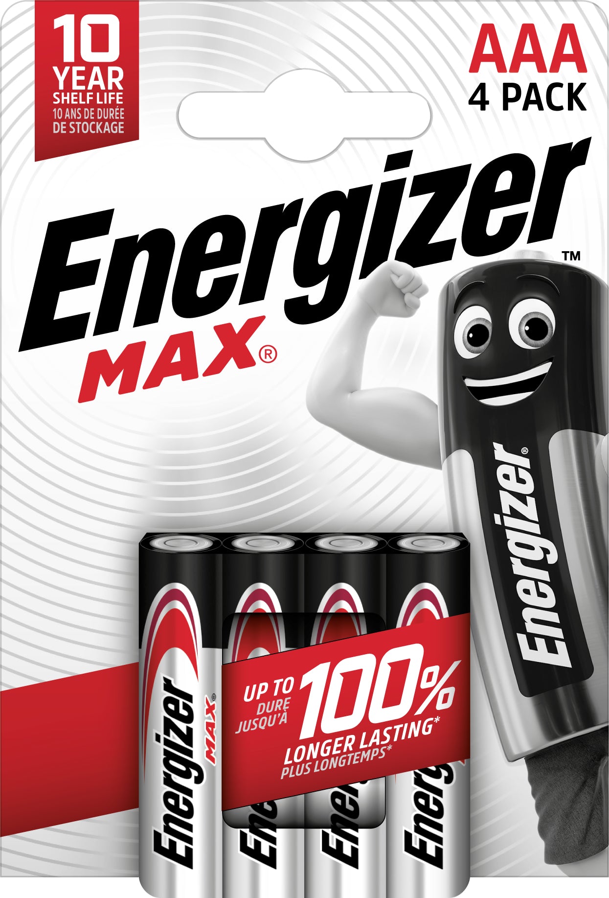 Energizer AAA Batterien, Alkaline, 1,5 V – 4 Stk.