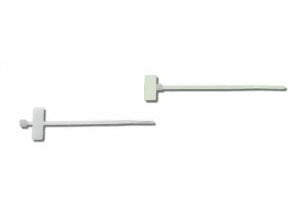 VR Technics Kabelbinder, 2,5×100 mm, 100er-Pack, Beschriftungsfeld – transparent