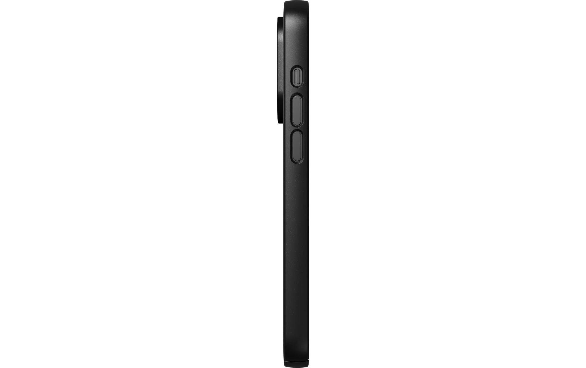 Nudient – Backcover – für Apple iPhone 14 Pro – schwarz – recycelter Kunststoff – MagSafe-kompatibel