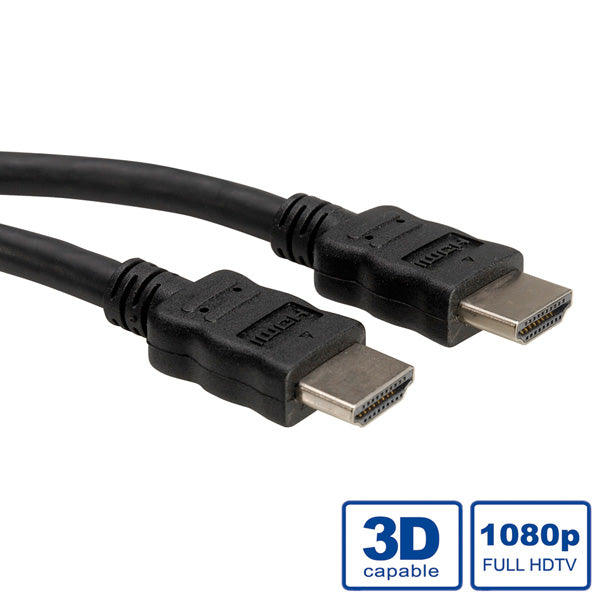 ROLINE HDMI Kabel High Speed 1080p 60 Hz – 7,5 m – ARC, Ethernet