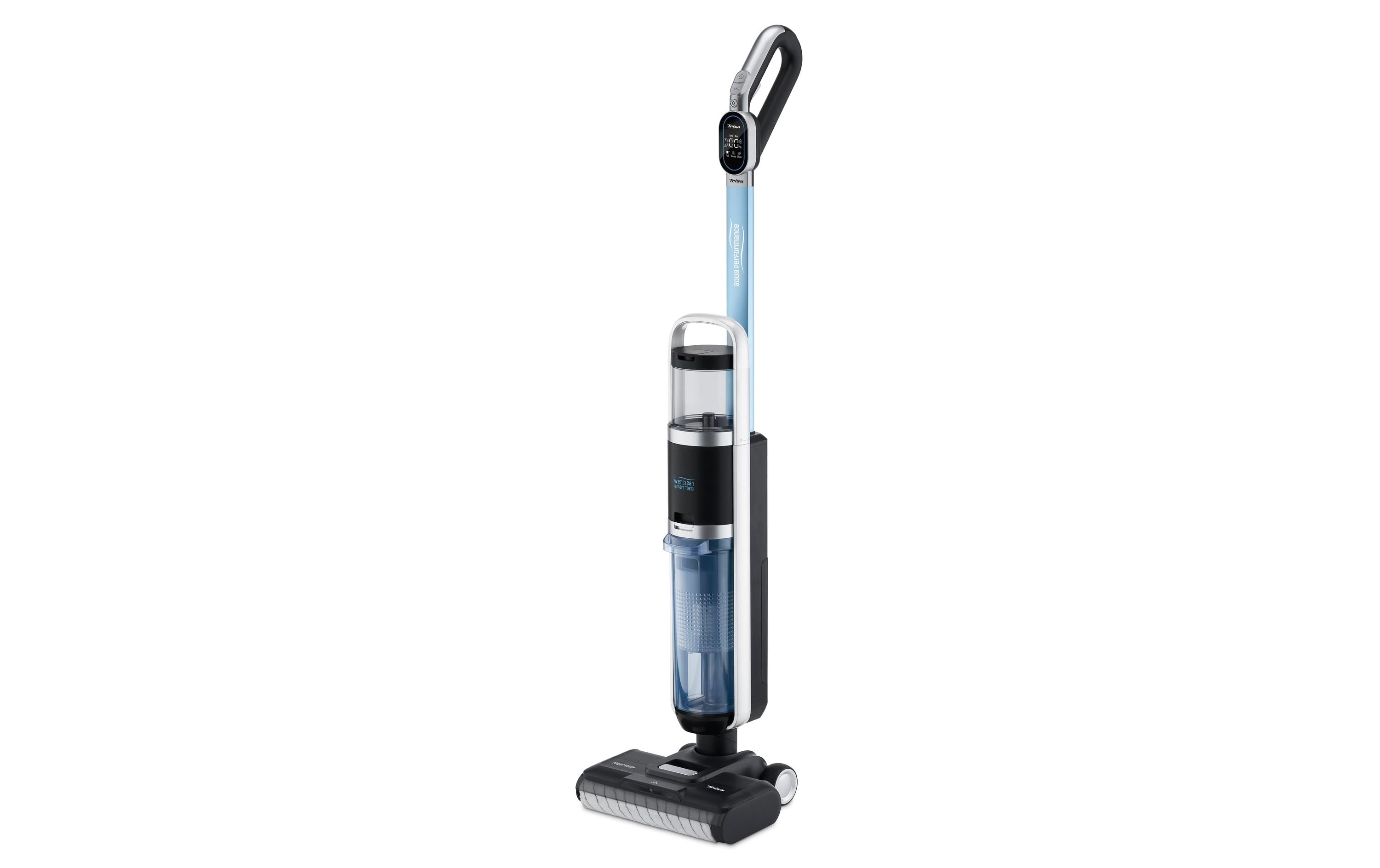 Trisa Akkustaubsauger Wet Clean Smart T0613, 2-in-1 – 35 min, 300 W, 0,80 l Frischwassertank