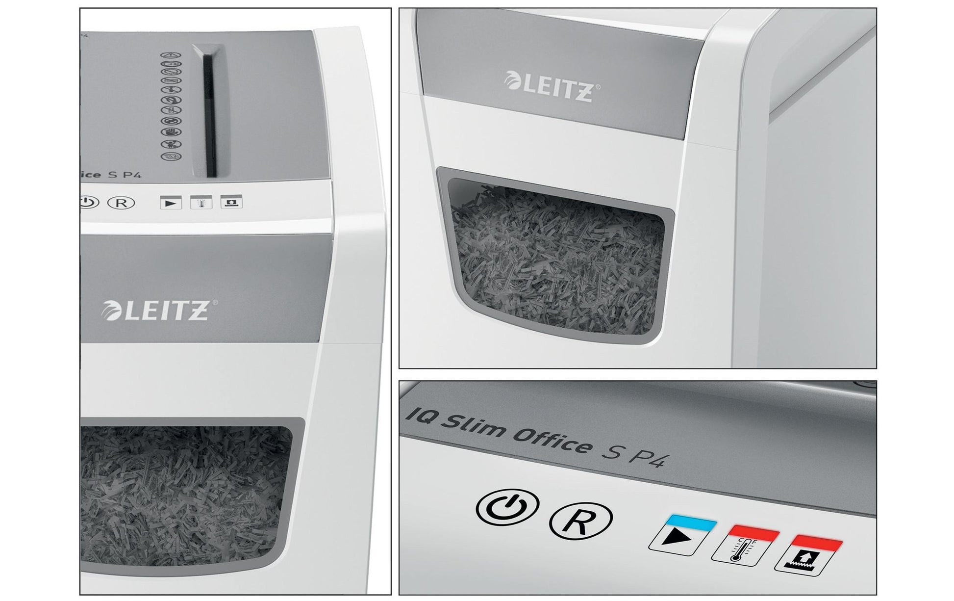 Leitz bürogeräte Leitz – Aktenvernichter, DIN P-4, Partikelschnitt 4 × 28 mm, 12 Blatt, 23 l