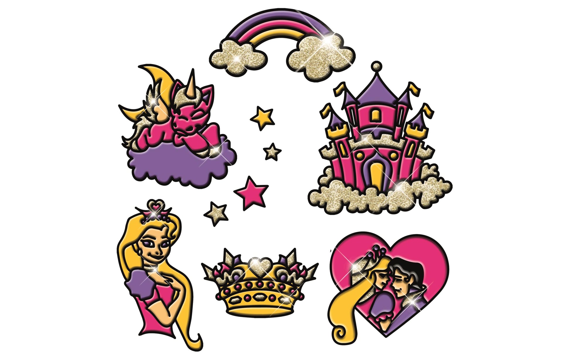 Marabu Window-Color-Set Prinzessin – 6 × 25 ml – ab 3 Jahren