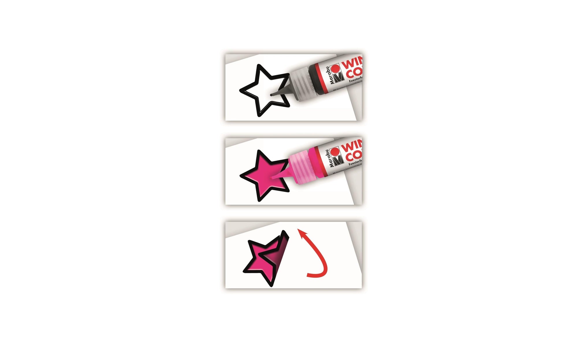 Marabu Window-Color-Set Prinzessin – 6 × 25 ml – ab 3 Jahren
