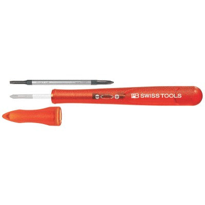 PB Swiss Tools 168/0-30 Schraubenzieher – PH0, Klingenlänge 180 mm – für Elektronik & Feinmechanik