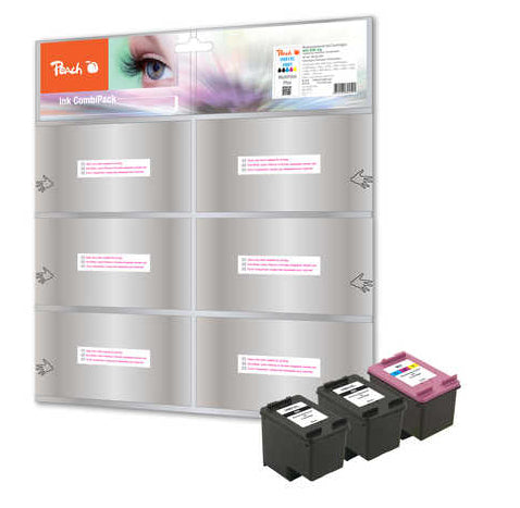 Peach Tintenpatronen-Multipack 901XL/901, CMYK, XL, 3er-Pack, kompatibel – für HP OfficeJet 4500 und andere