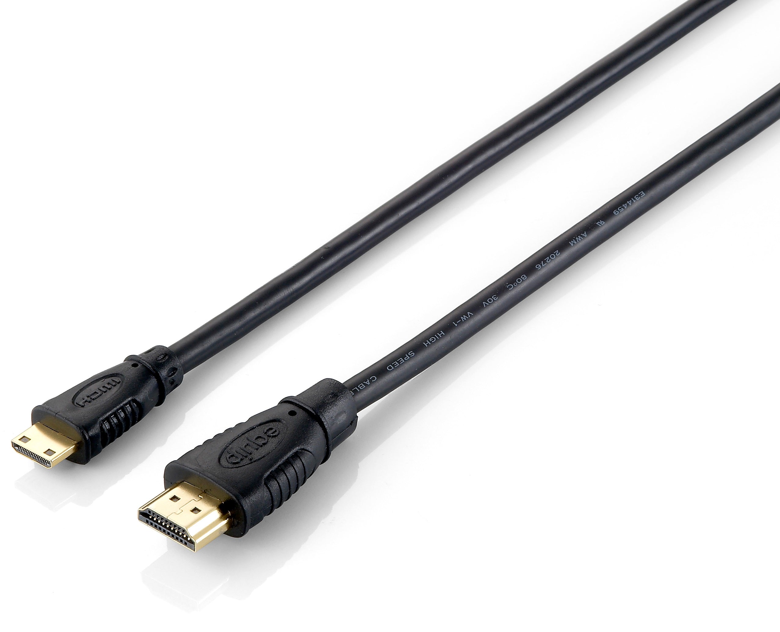Equip Mini HDMI auf HDMI Kabel HDMI 1.4 4K 30 Hz – 2 m – ARC, Ethernet