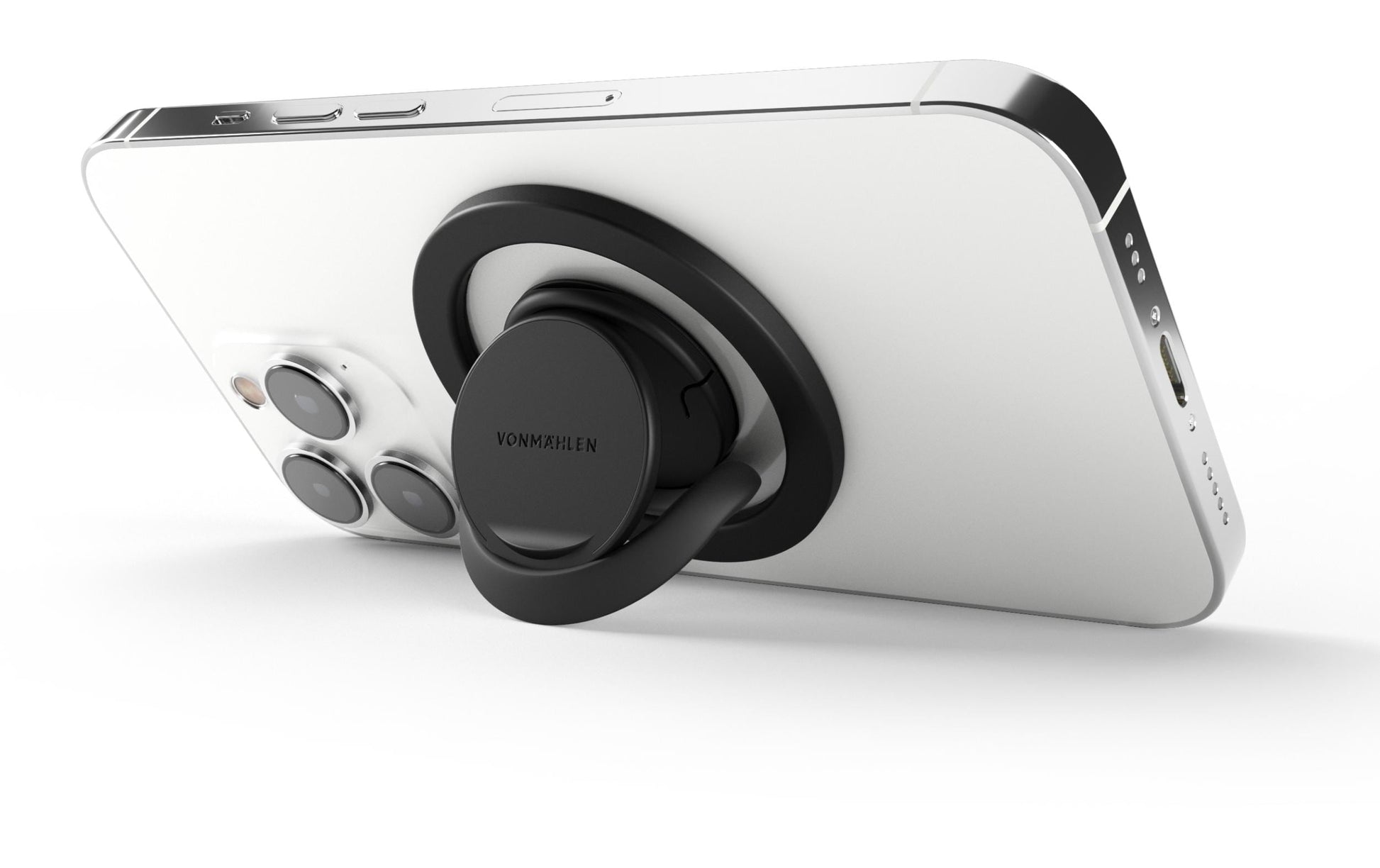 Vonmählen Backflip Mag – Smartphone-Griff – magnetisch (MagSafe) – für MagSafe-kompatible Smartphones – Schwarz