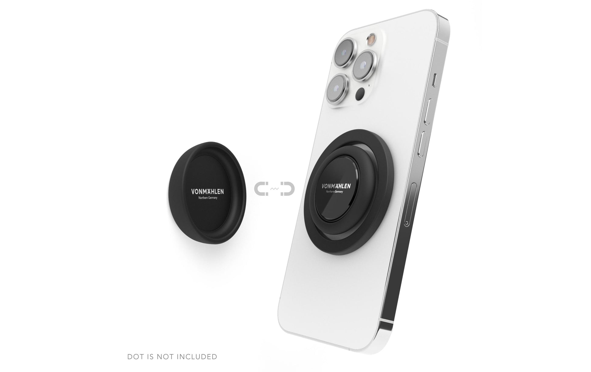 Vonmählen Backflip Mag – Smartphone-Griff – magnetisch (MagSafe) – für MagSafe-kompatible Smartphones – Schwarz
