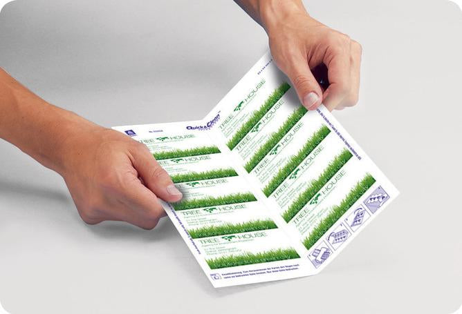 AVERY Zweckform Visitenkarten, 85 × 54 mm, 200 g/m² – für Laser/Inkjet/Kopierer – A4, 10/Blatt – 5.000 Karten