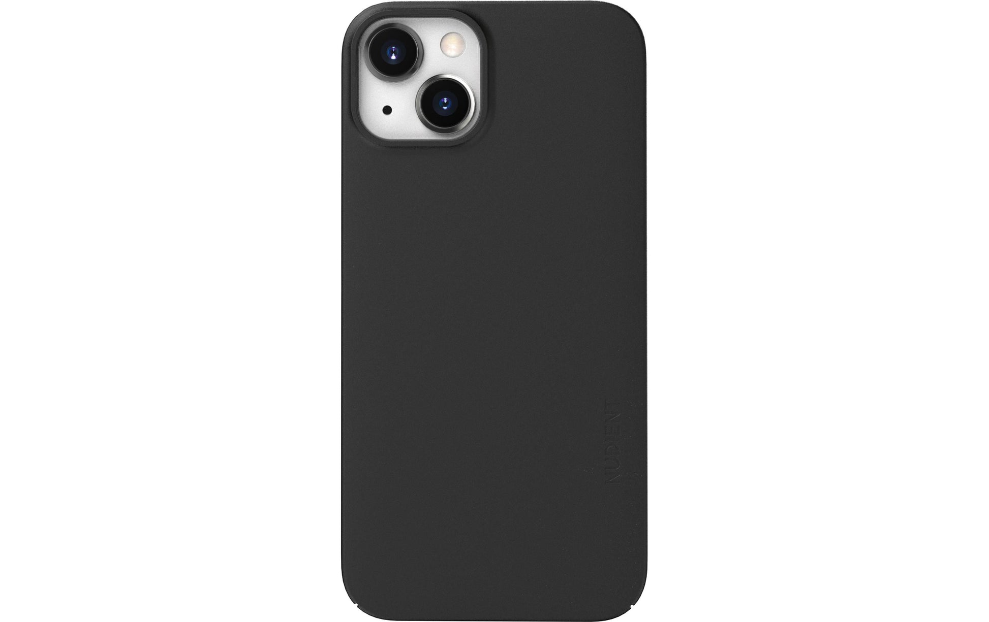Nudient Thin Backcover – für Apple iPhone 13, MagSafe, Recycling-Kunststoff, schwarz