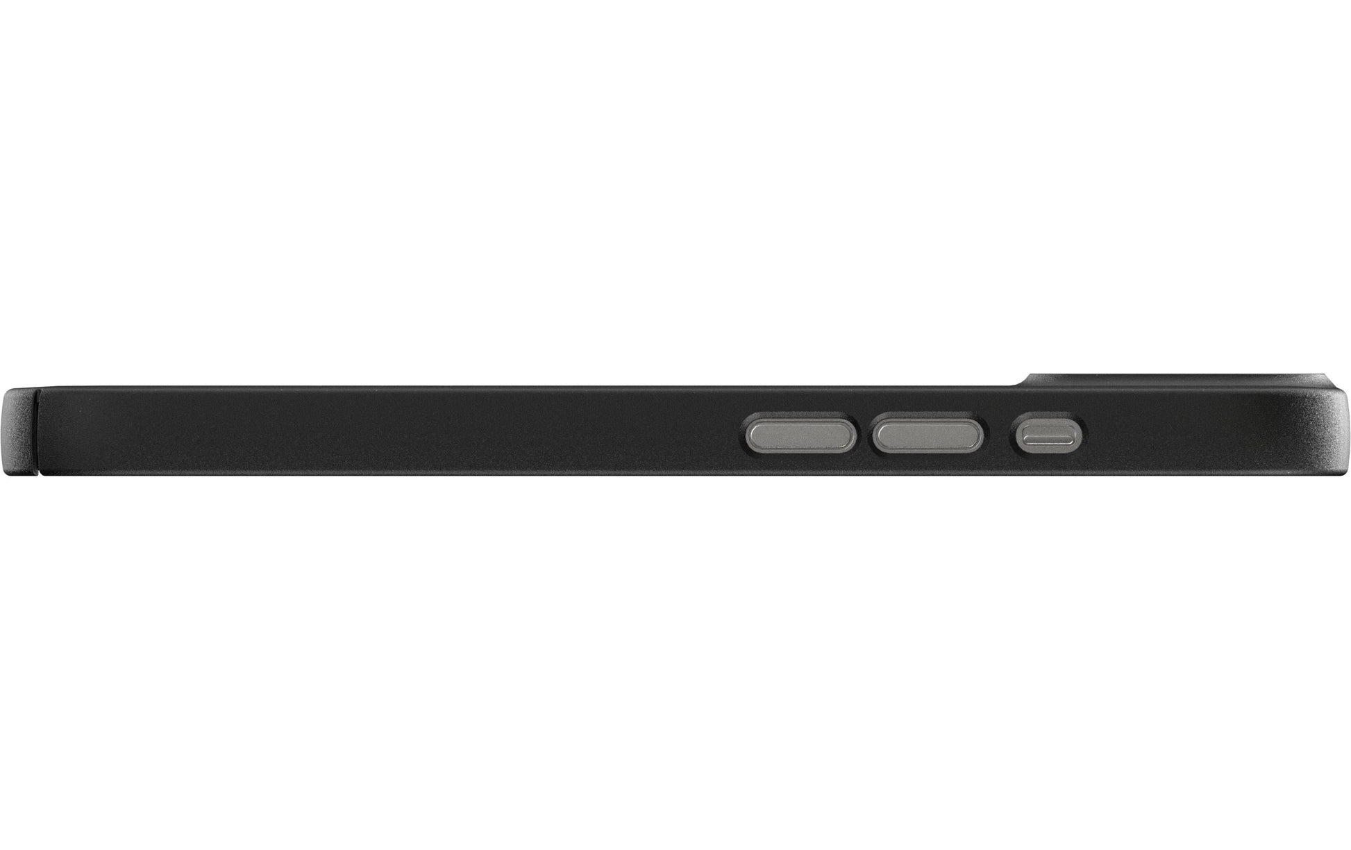 Nudient Thin Backcover – für Apple iPhone 13, MagSafe, Recycling-Kunststoff, schwarz