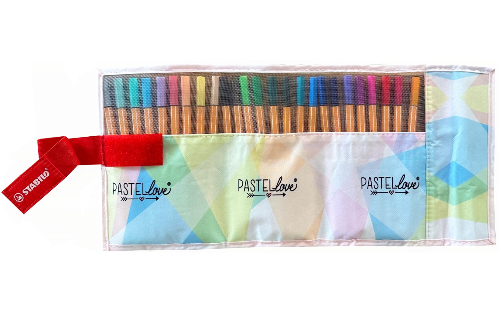 STABILO Fineliner – 25er-Set 0,4 mm – 25 Farben, sortiert