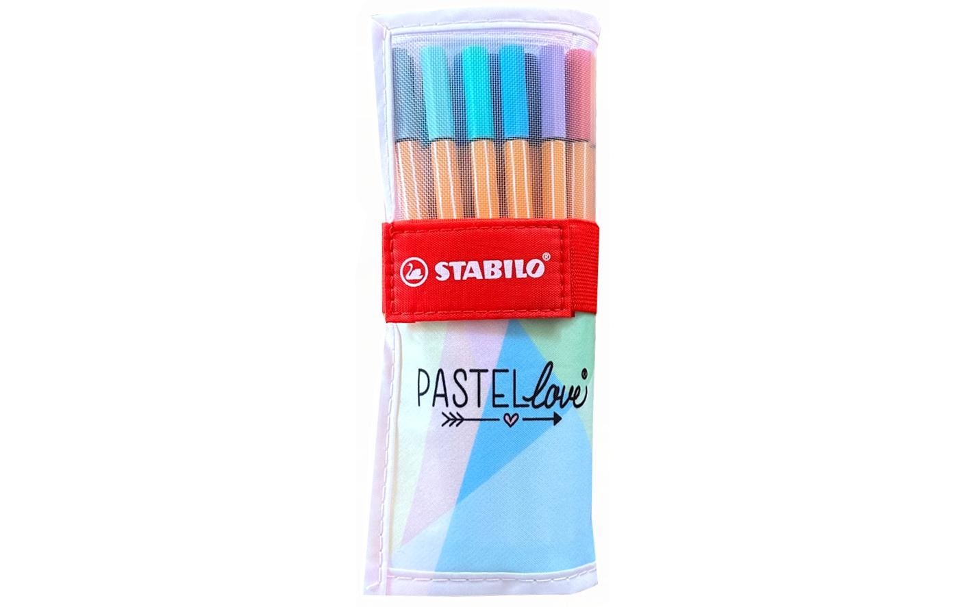 STABILO Fineliner – 25er-Set 0,4 mm – 25 Farben, sortiert