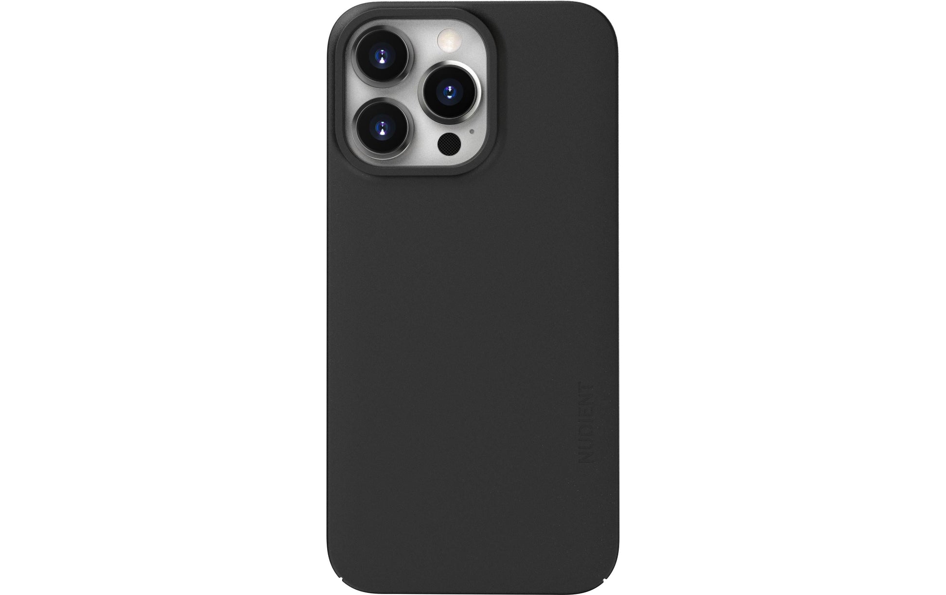 Nudient – Backcover – für Apple iPhone 13 Pro – Schwarz – MagSafe-kompatibel