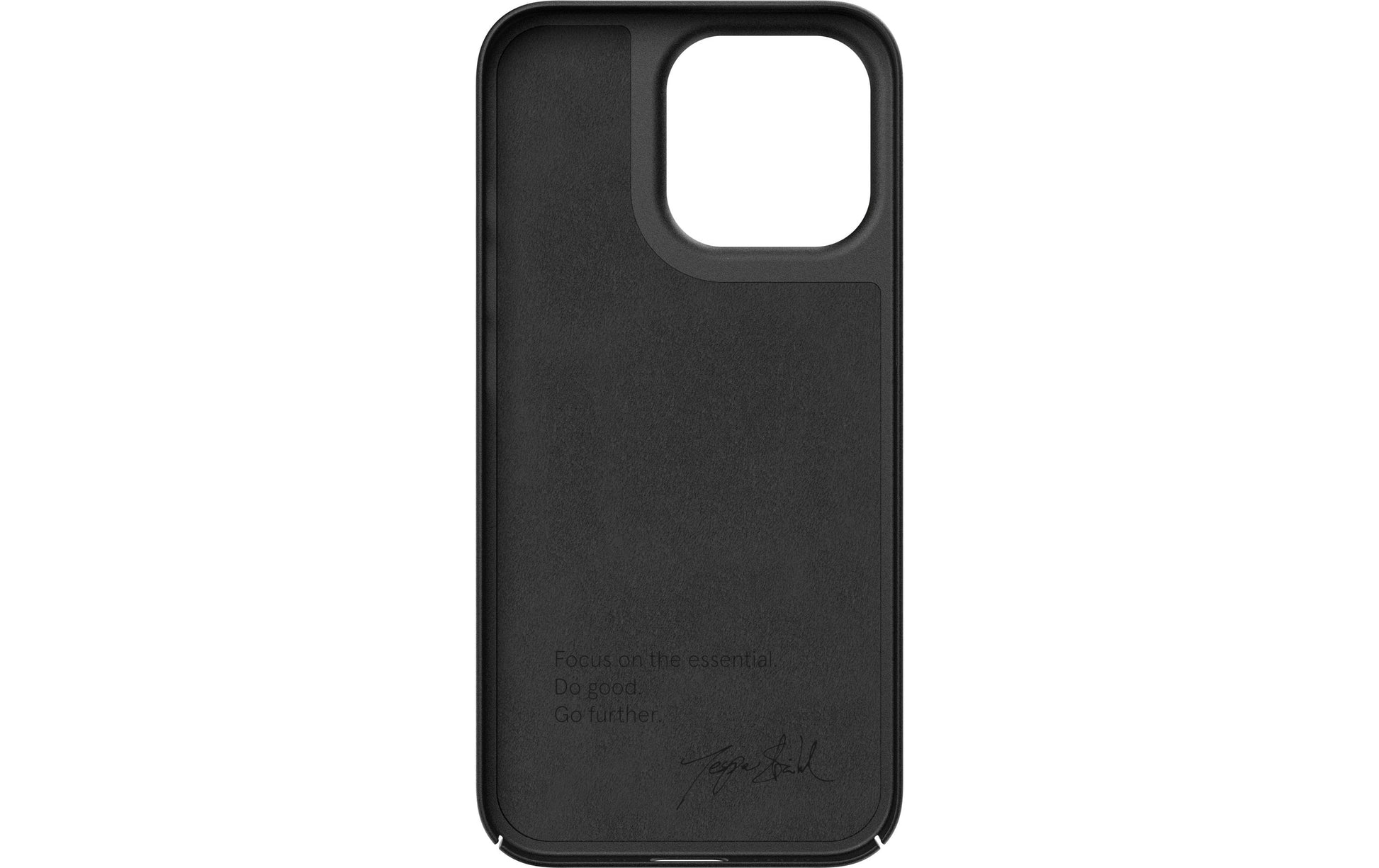 Nudient – Backcover – für Apple iPhone 13 Pro – Schwarz – MagSafe-kompatibel