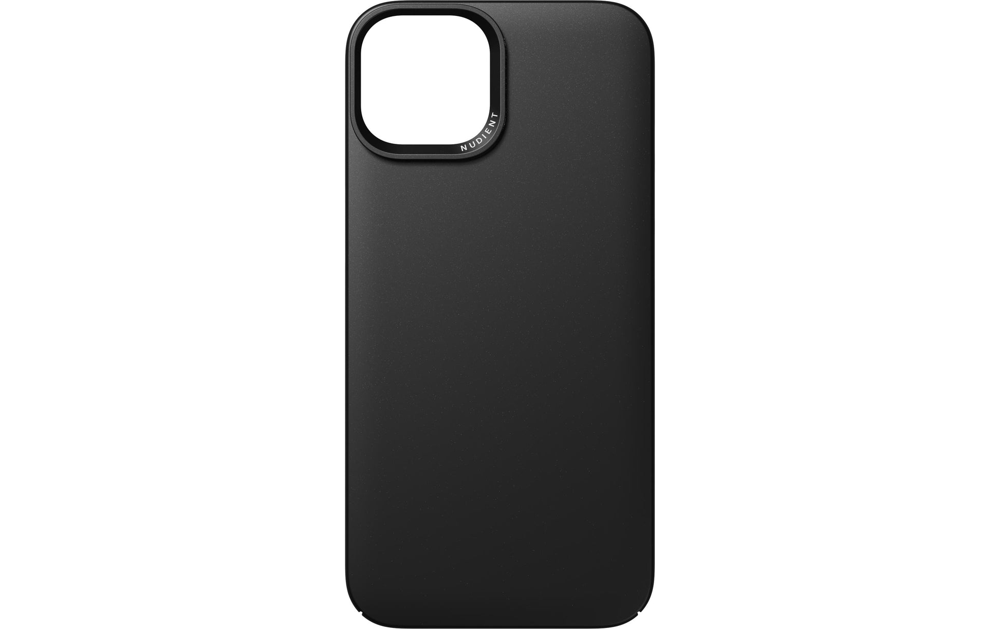 NUDIENT Backcover – für Apple iPhone 14, MagSafe, recycelter Kunststoff + Mikrofaser, Ink Black