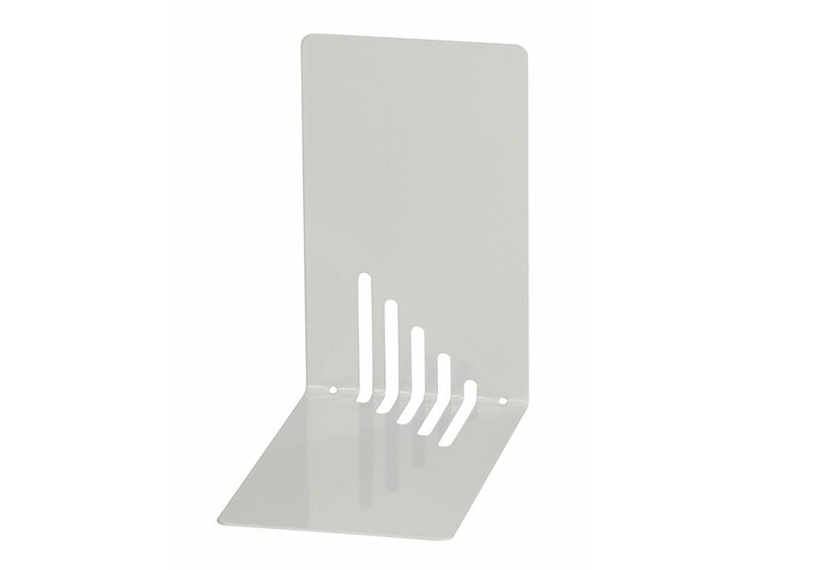 MAUL Buchstützen – grau – 85 × 140 mm – Stahl, 2 Stück