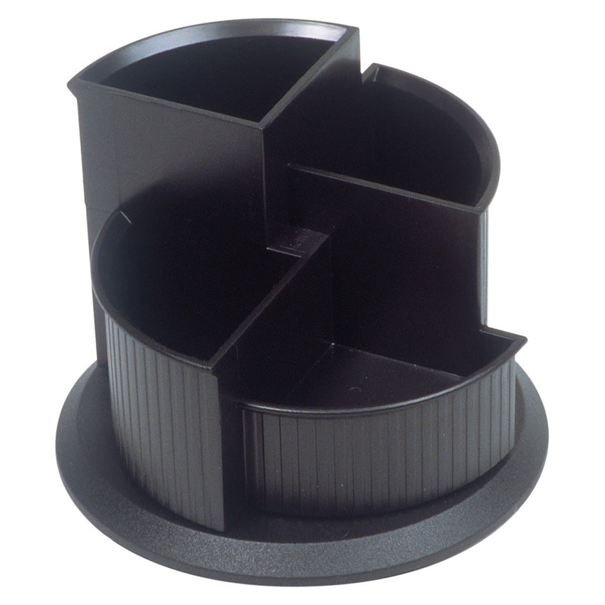 Helit Multiköcher – Kunststoff, Schwarz, 140 × 112 mm