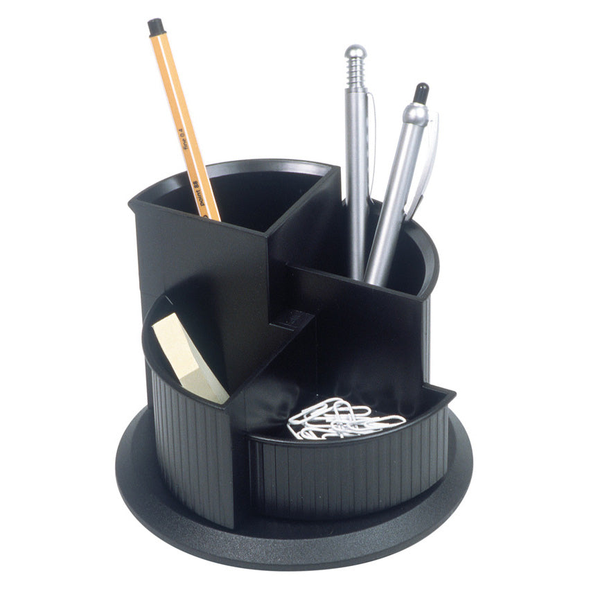 Helit Multiköcher – Kunststoff, Schwarz, 140 × 112 mm