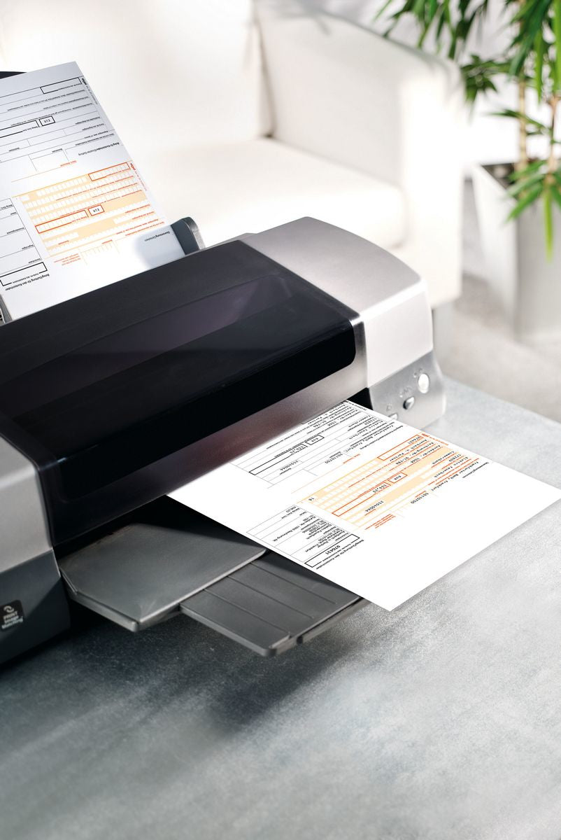 Sigel Bankformular PC-SEPA-Überweisung – A4 – 90 g/m², 250 Blatt, mikroperforiert, für InkJet-/Laserdrucker