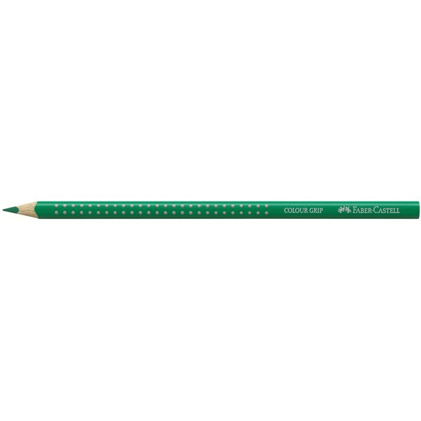 Faber-Castell Aquarellfarbstift Colour Grip 2001 – Smaragdgrün, Ø 3 mm, Dreikantig, FSC