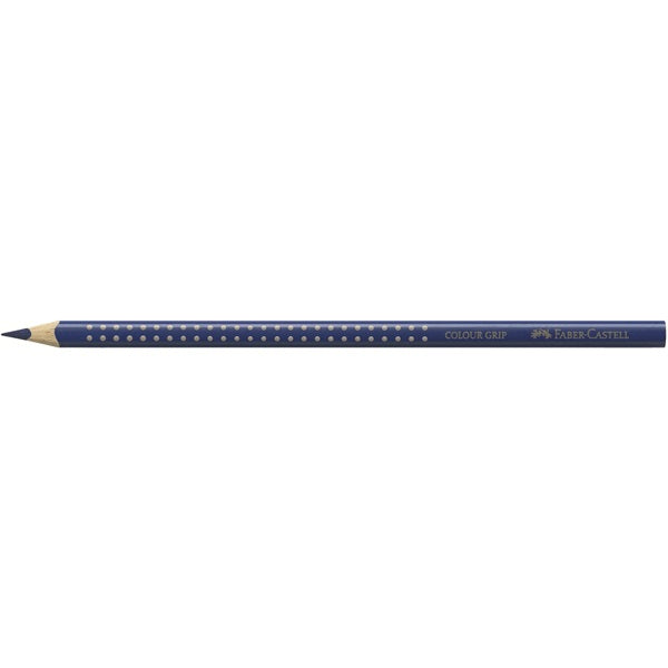 Faber-Castell Aquarellfarbstift Colour Grip 2001 – rötlich helioblau, Ø 3 mm, dreikantig, FSC