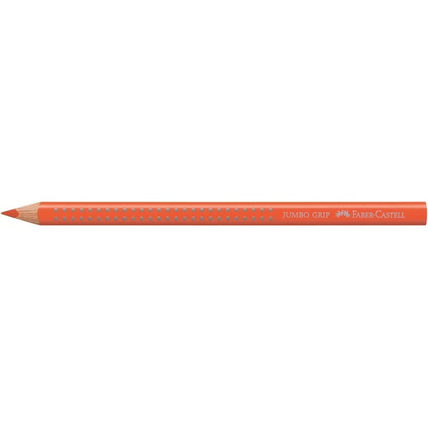 Faber-Castell Aquarellfarbstift Jumbo Grip – Dunkel Kadmiumorange, Ø 5,3 mm, Dreikantig, FSC