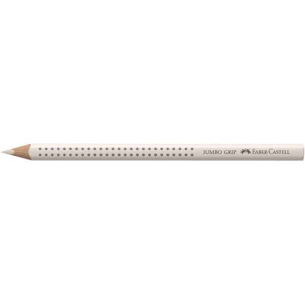 Faber-Castell Aquarellfarbstift Jumbo Grip – weiss, Ø 5,3 mm, dreikantig, FSC