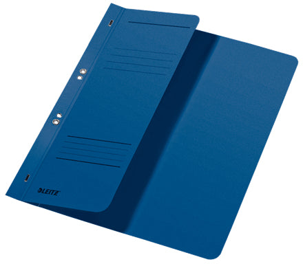 Leitz Schnellhefter für A4, Karton, Blau – Behördenheftung, Beschriftungsstreifen – bis 170 Blatt