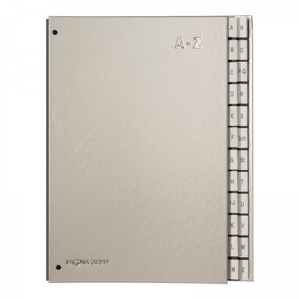 Pagna Sammelmappe für A4, Karton, silber