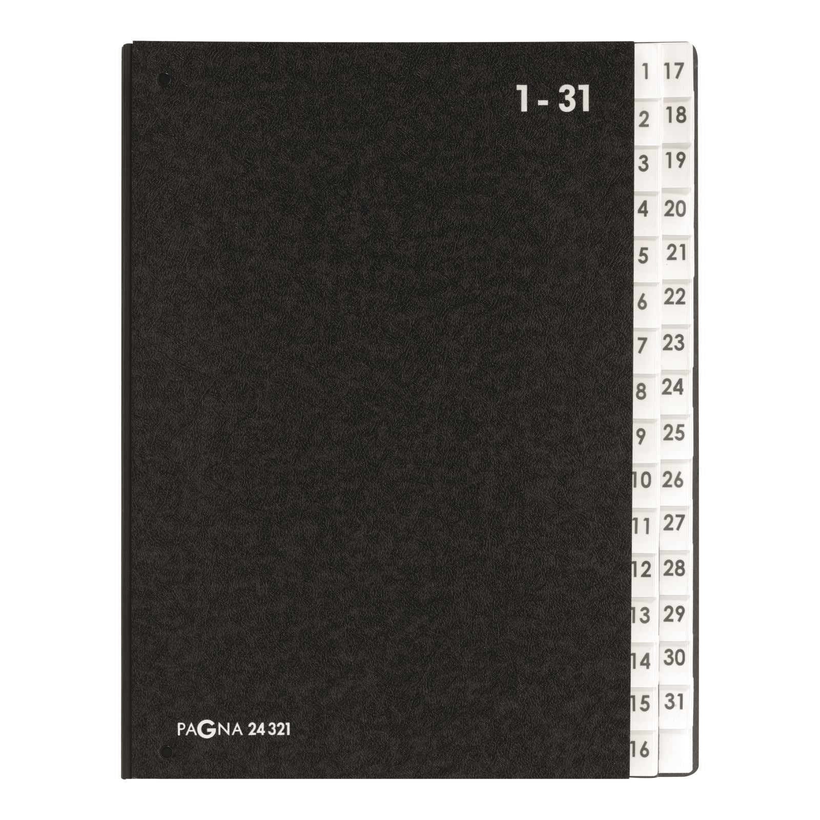 Pagna Sammelmappe, für A4, Karton, schwarz, mit Leinwandrücken