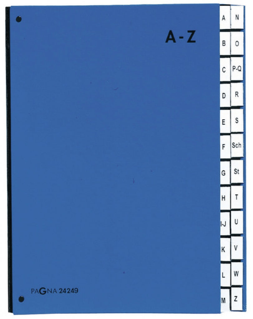 Pagna Sammelmappe für A4, Karton, blau
