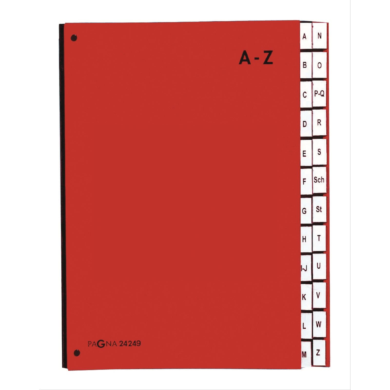 Pagna Sammelmappe für A4, Karton, rot
