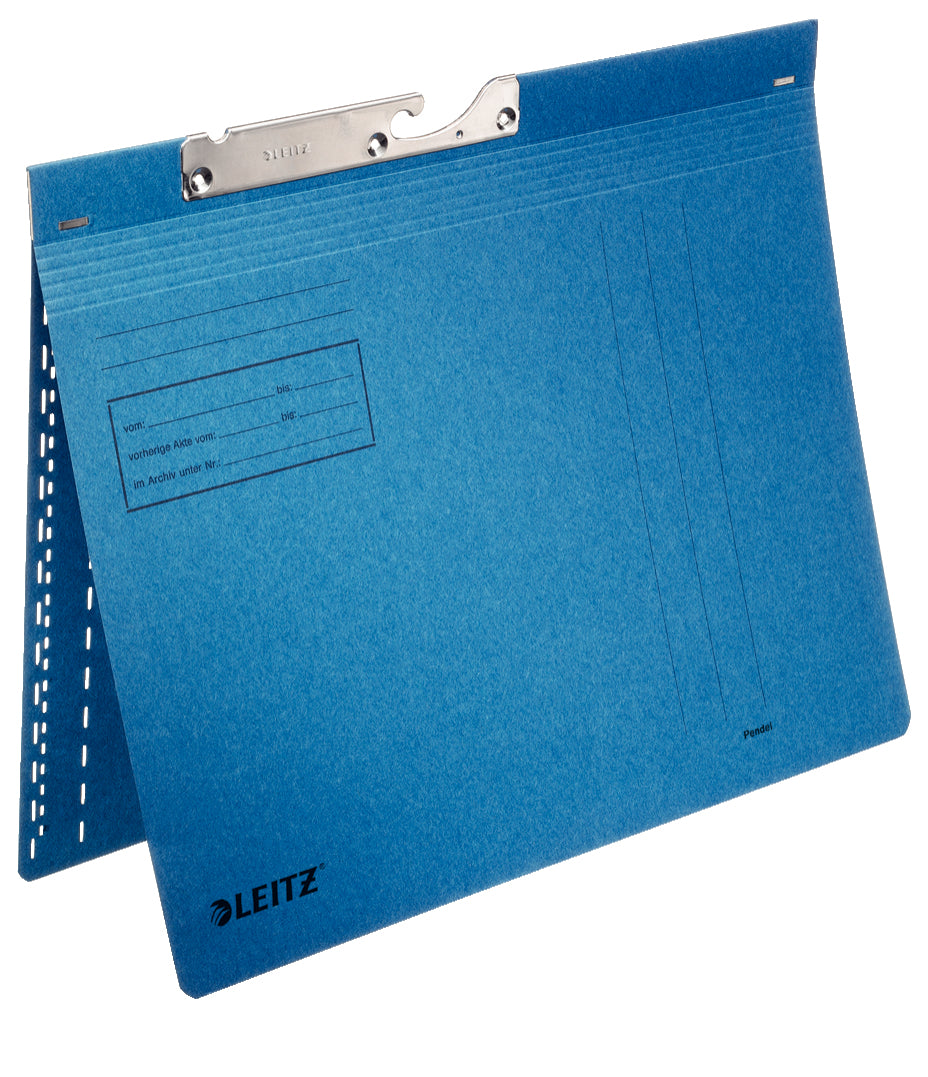 Leitz Hängehefter – für A4, 1-teilig, Blau, Karton