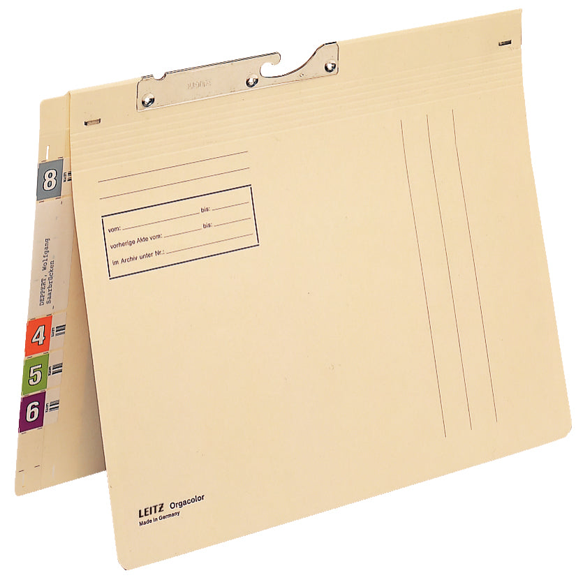 Leitz Hängehefter – für A4, 1-teilig, Braun, Karton, 50 Stk.