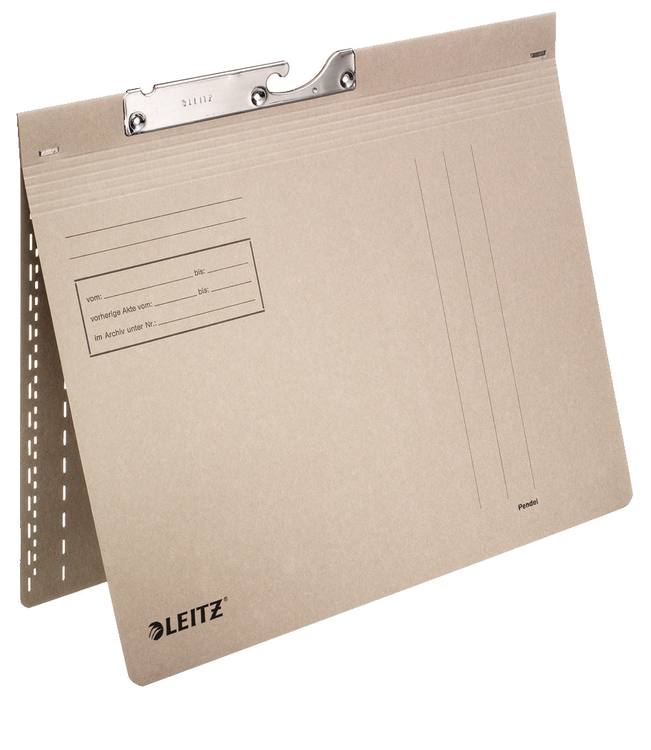 Leitz Hängehefter – für A4, 1-teilig, Grau, Karton