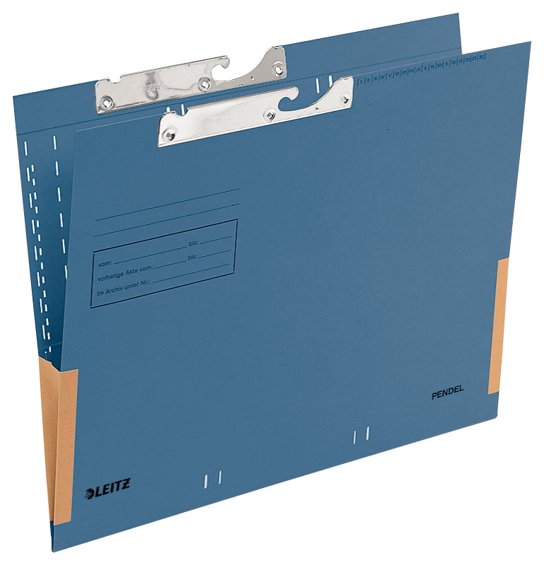 Leitz Hängeordner für A4 – Karton, Blau