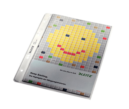 Leitz Sichtmappe A5 – transparent, Polypropylen, 130 µm