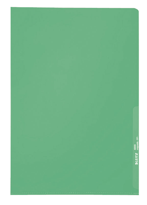 Leitz Sichtmappe A4 – Grün, Polypropylen, 130 µm