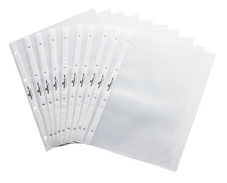 Durable Sichtmappe A4 – 10er-Pack, transparent, Kunststoff