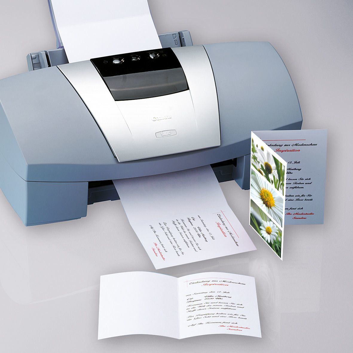 Sigel Faltkarten A5 (148 × 210 mm), 185 g/m², hochweiss, Edelkarton, vorgefalzt – für Inkjet, Laser, Kopierer